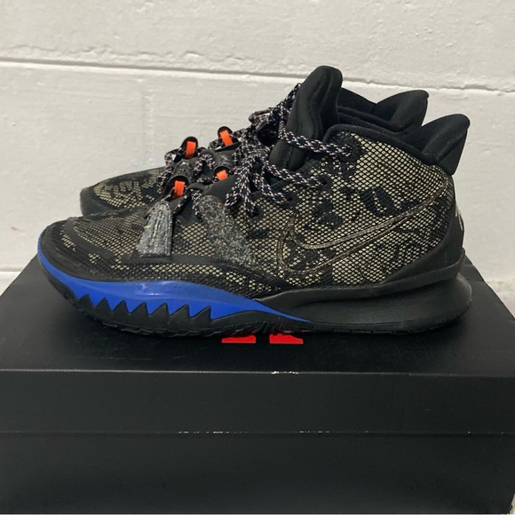 Nike Kyrie 7 Grind Black Lime Ice Basketball Shoes Size 9 CQ9326-007 - Picture 2 of 7